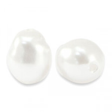 Imitationsperle 6x8mm White